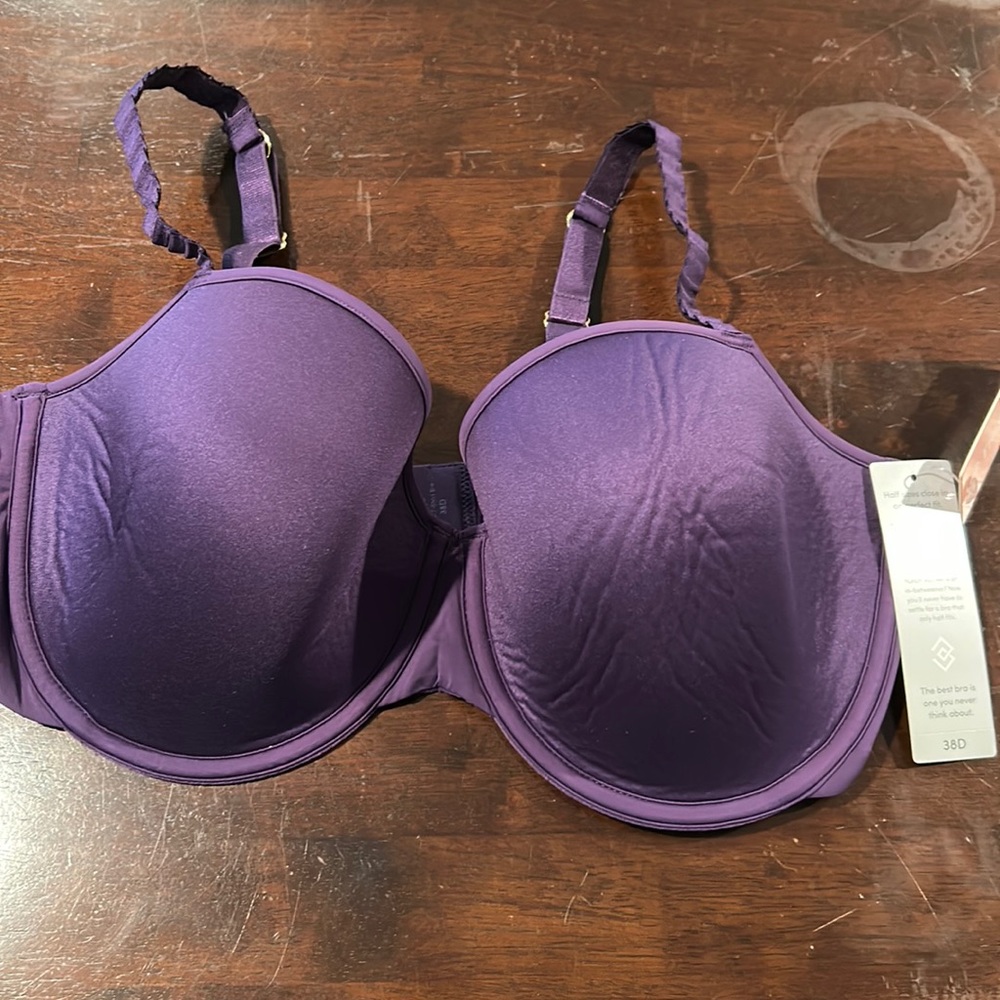 NWT Third Love Bra Purple size 38D